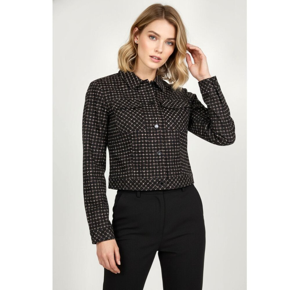 Tomas Maier 'Urban Grid' Brushed Stretch Cotton Jackets, Womens Various Sizes